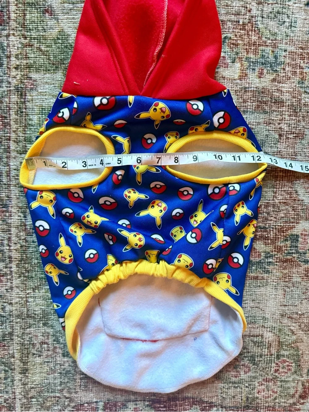 Jazwares Pokemon Pikachu Pet Hoodies Size Medium New without Tags